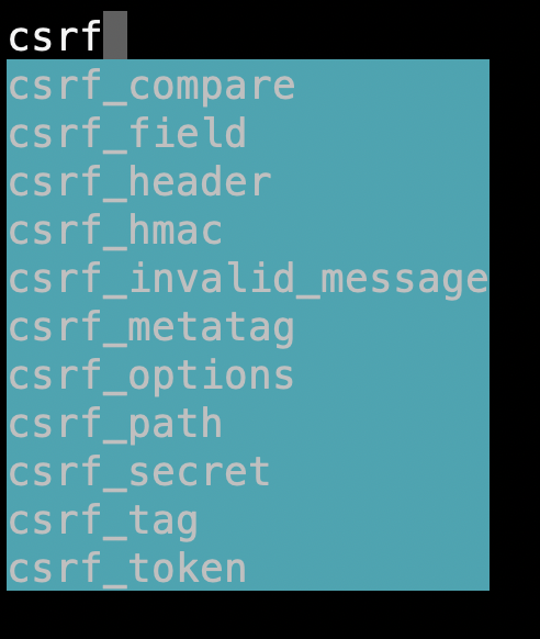CSRF methods